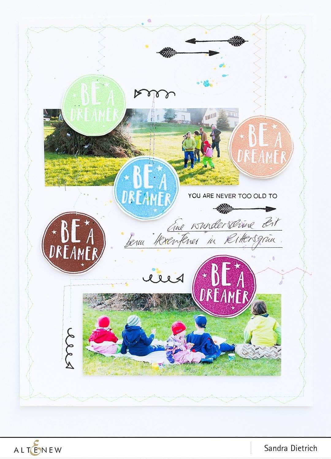 Part A-Glitz Art Craft Co.,LTD Dies Z - Happy Dreams Die Set