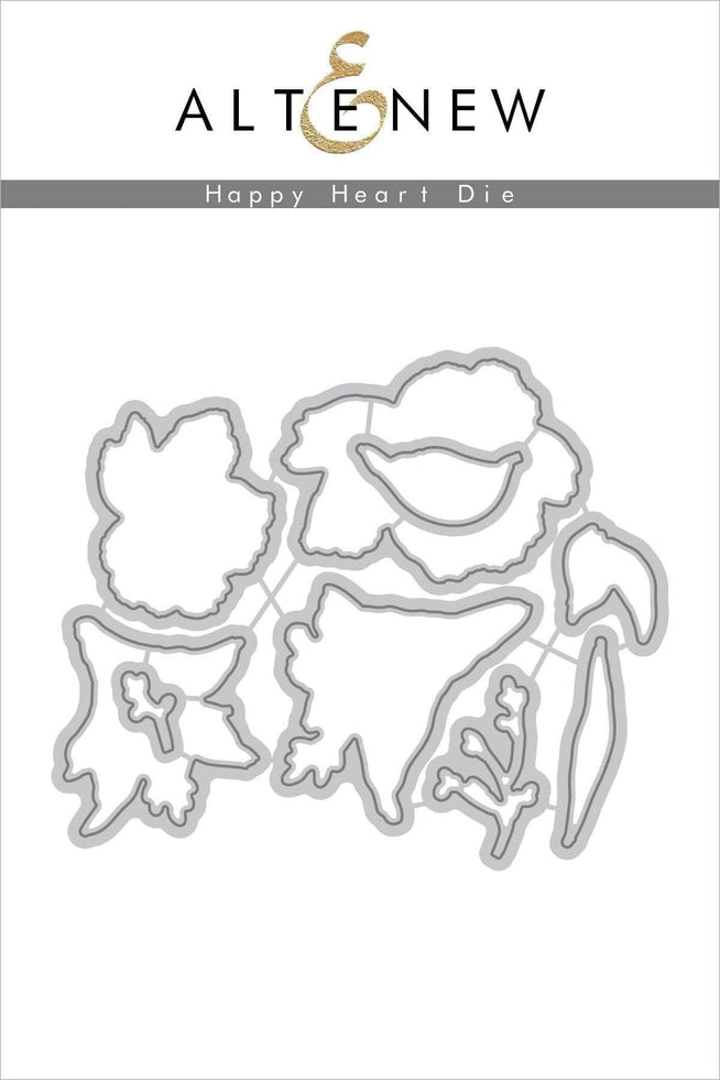 Part A-Glitz Art Craft Co.,LTD Dies Happy Heart Die Set