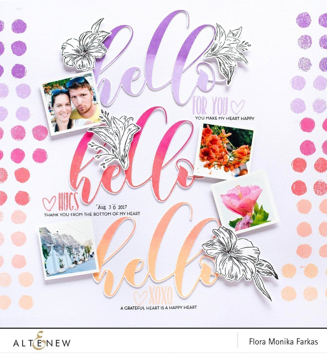 Part A-Glitz Art Craft Co.,LTD Dies Happy Heart Die Set