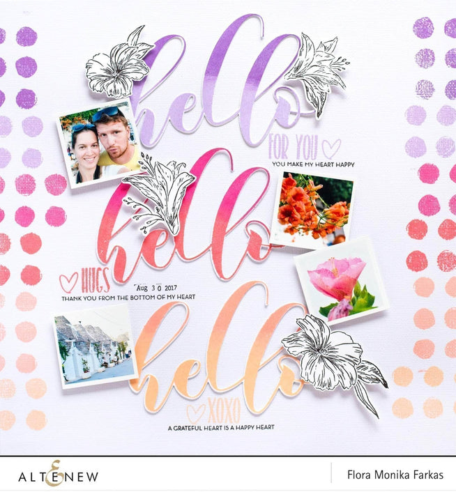 Part A-Glitz Art Craft Co.,LTD Dies Happy Heart Die Set