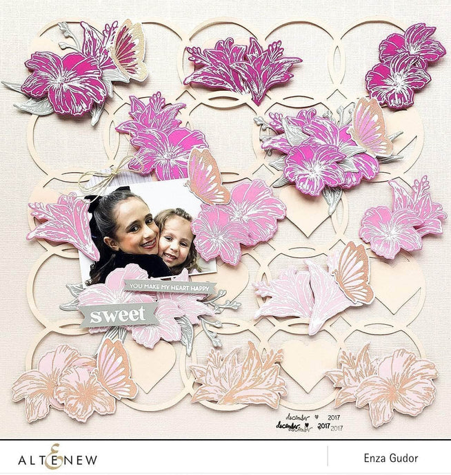 Part A-Glitz Art Craft Co.,LTD Dies Happy Heart Die Set