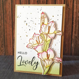 Part A-Glitz Art Craft Co.,LTD Dies Hello Gorgeous Die Set