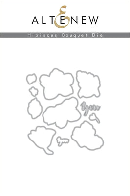 Part A-Glitz Art Craft Co.,LTD Dies Hibiscus Bouquet Die Set