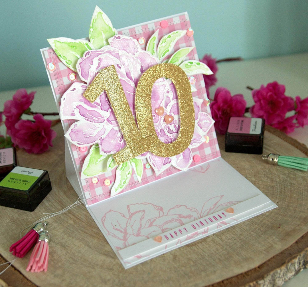 Part A-Glitz Art Craft Co.,LTD Dies Inked Flora Die Set