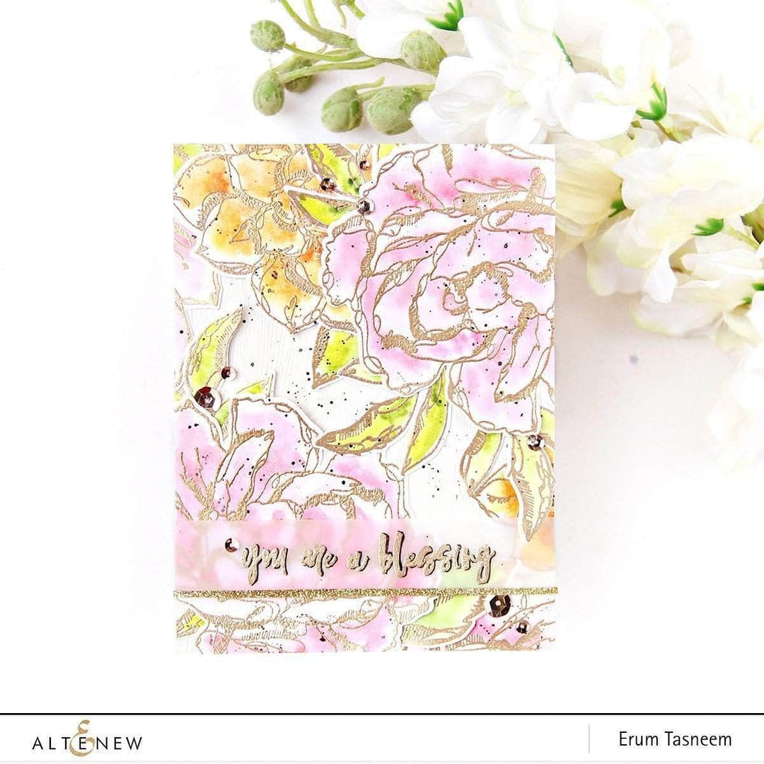 Part A-Glitz Art Craft Co.,LTD Dies Inked Flora Die Set