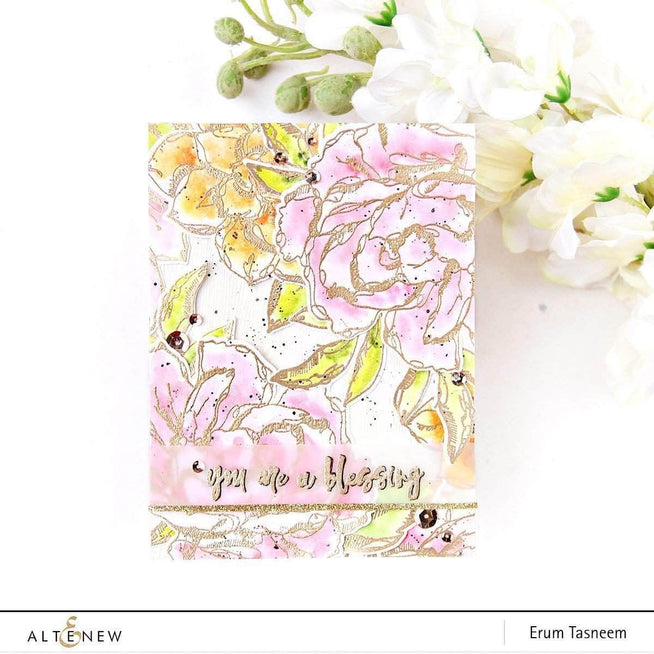 Part A-Glitz Art Craft Co.,LTD Dies Inked Flora Die Set