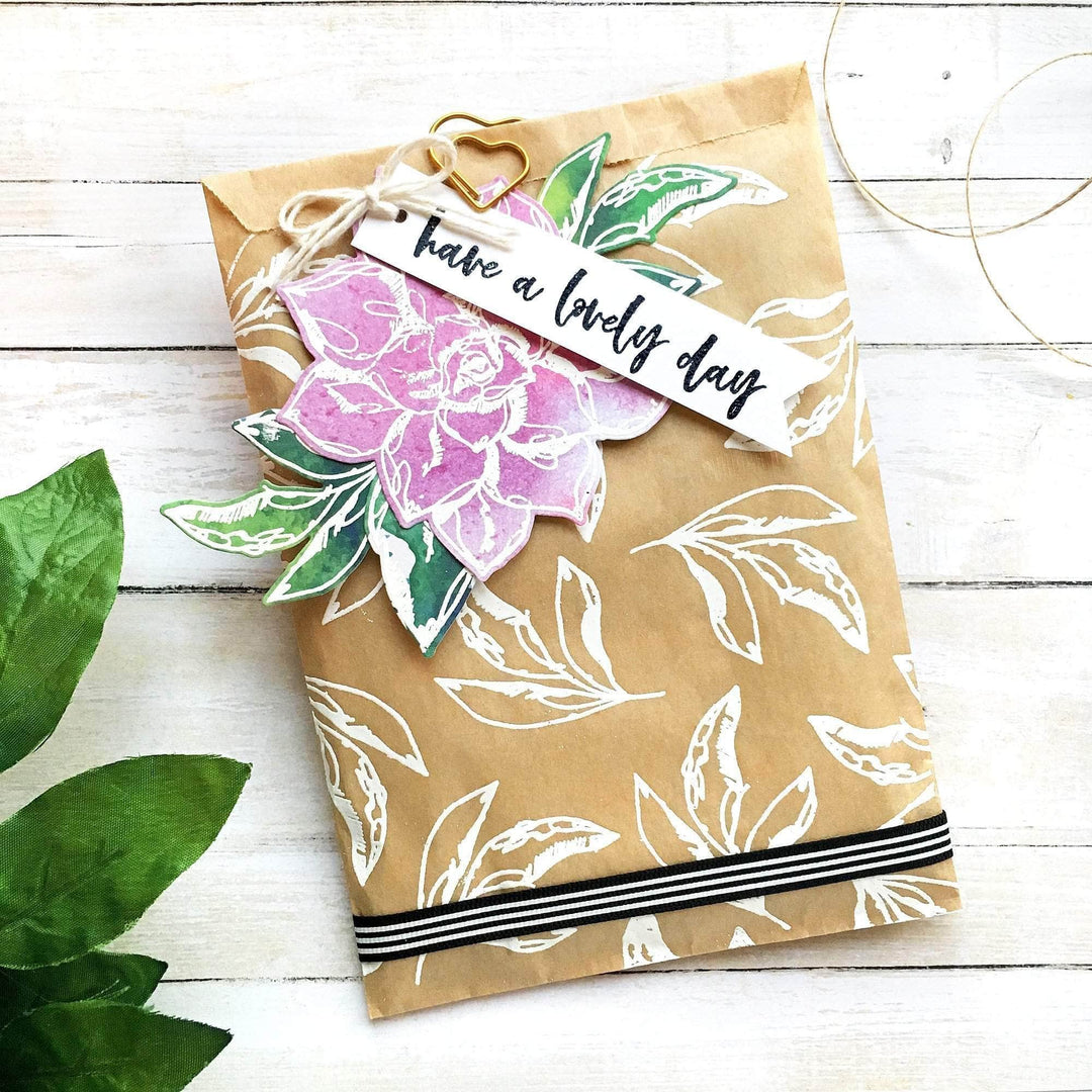 Part A-Glitz Art Craft Co.,LTD Dies Inked Flora Die Set