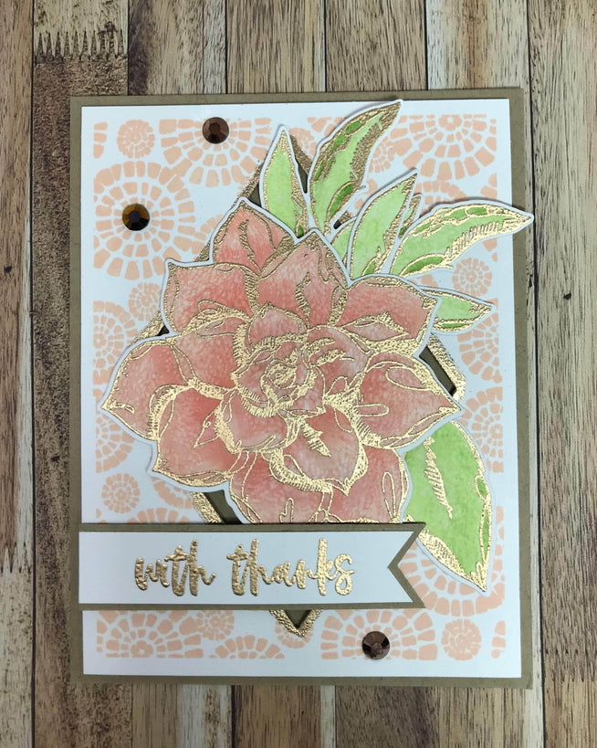Part A-Glitz Art Craft Co.,LTD Dies Inked Flora Die Set