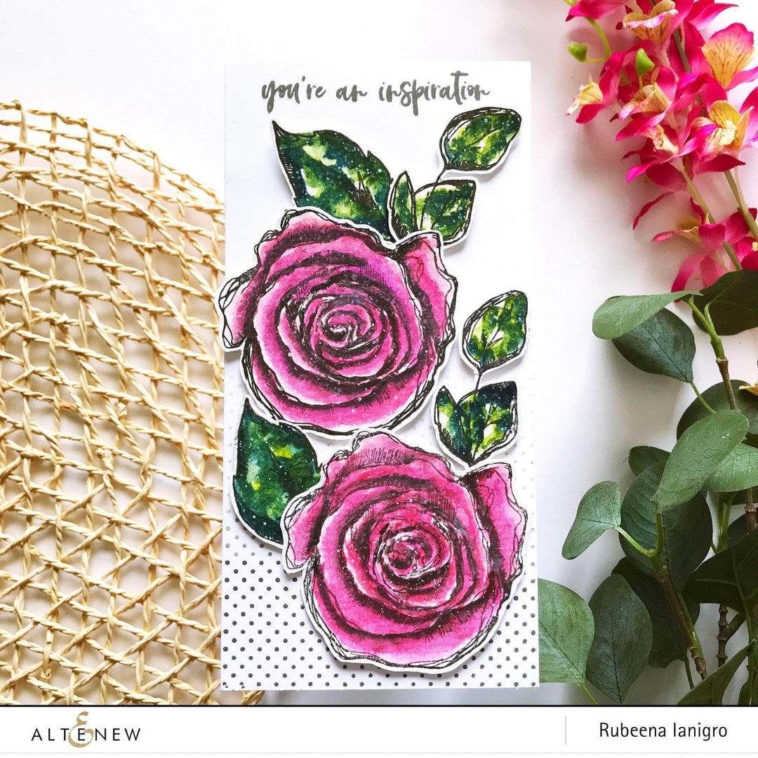 Part A-Glitz Art Craft Co.,LTD Dies Inked Rose Die Set
