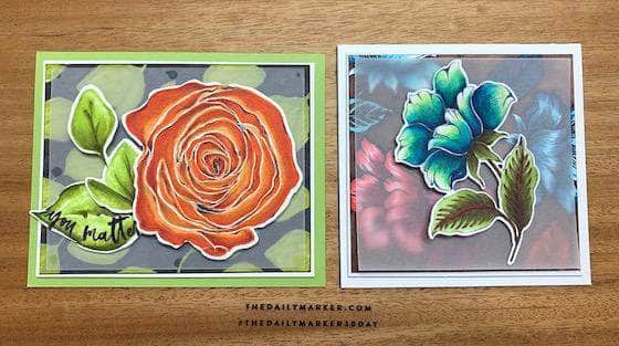 Part A-Glitz Art Craft Co.,LTD Dies Inked Rose Die Set