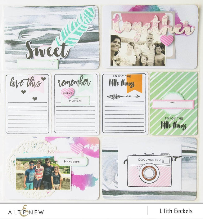 Part A-Glitz Art Craft Co.,LTD Dies Z - Journal Card Builder Die