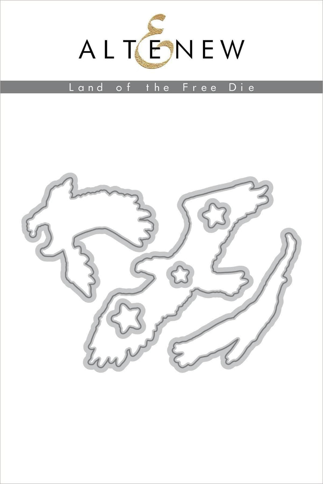 Part A-Glitz Art Craft Co.,LTD Dies Z - Land of the Free Die Set