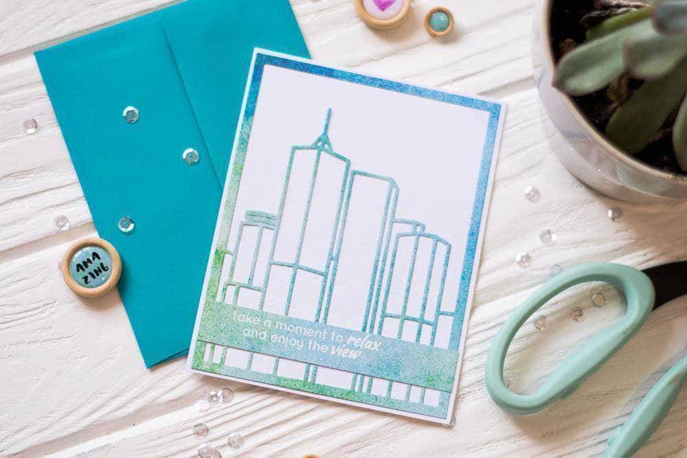 Part A-Glitz Art Craft Co.,LTD Dies Layered Cityscape Cover Die A