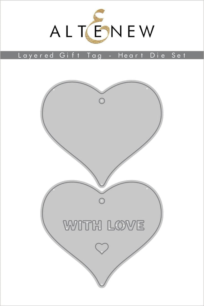 Part A-Glitz Art Craft Co.,LTD Dies Layered Gift Tag - Heart Die Set