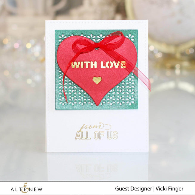 Part A-Glitz Art Craft Co.,LTD Dies Layered Gift Tag - Heart Die Set