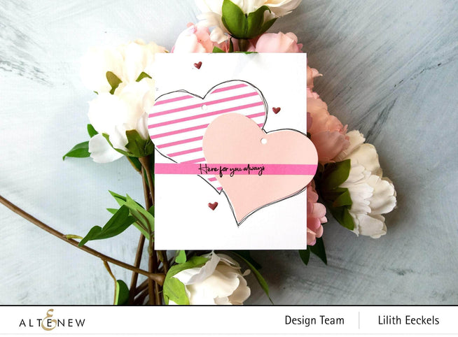 Part A-Glitz Art Craft Co.,LTD Dies Layered Gift Tag - Heart Die Set