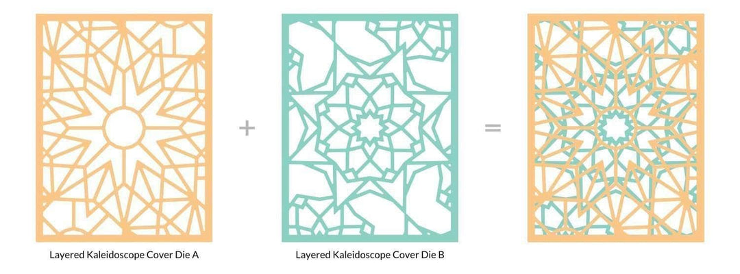 Part A-Glitz Art Craft Co.,LTD Dies Layered Kaleidoscope Cover Die A