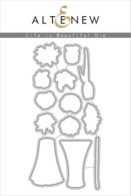 Part A-Glitz Art Craft Co.,LTD Dies Life is Beautiful Die Set