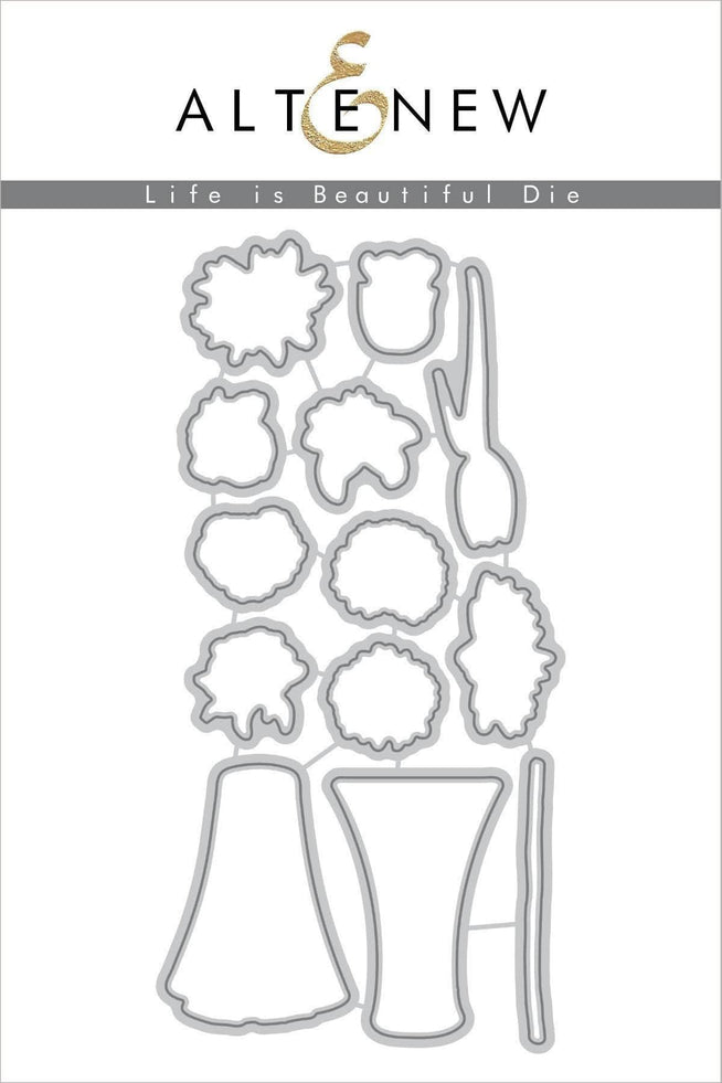 Part A-Glitz Art Craft Co.,LTD Dies Life is Beautiful Die Set