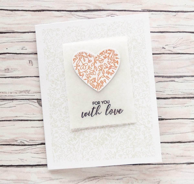 Part A-Glitz Art Craft Co.,LTD Dies Magnolia Heart Die Set