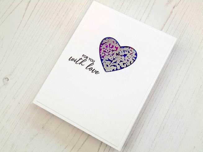 Part A-Glitz Art Craft Co.,LTD Dies Magnolia Heart Die Set