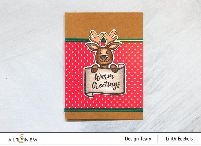 Part A-Glitz Art Craft Co.,LTD Dies Z - Merry Reindeer Die Set