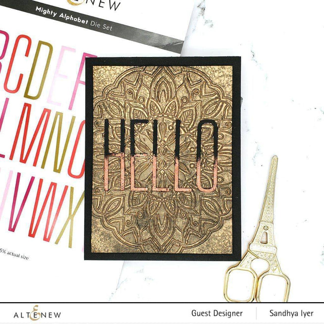 Part A-Glitz Art Craft Co.,LTD Dies Mighty Alphabet Die Set