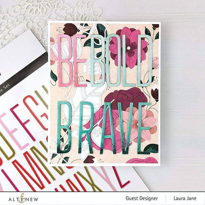 Part A-Glitz Art Craft Co.,LTD Dies Mighty Alphabet Die Set