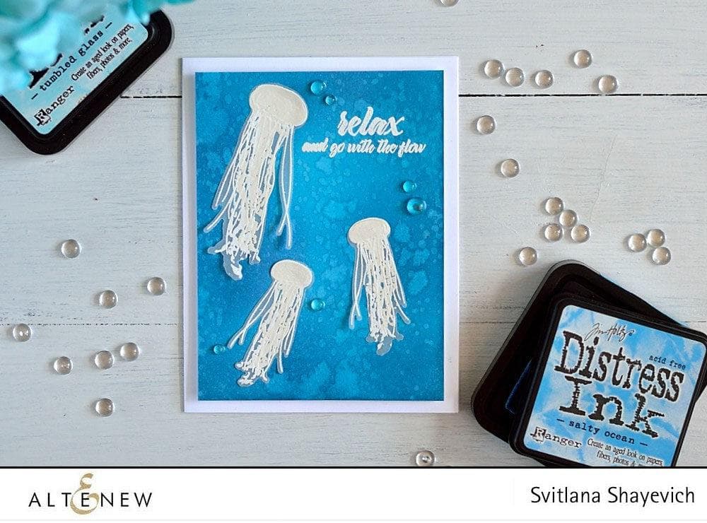 Part A-Glitz Art Craft Co.,LTD Dies Painted Jellyfish Die Set