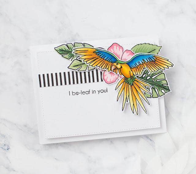 Part A-Glitz Art Craft Co.,LTD Dies Parrot Paradise Die Set