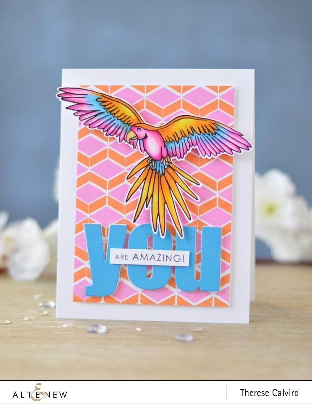 Part A-Glitz Art Craft Co.,LTD Dies Parrot Paradise Die Set