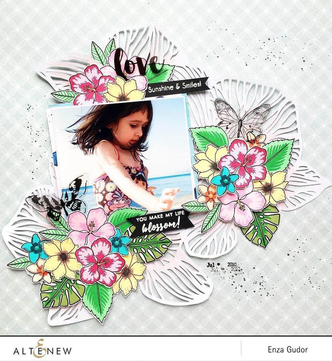 Part A-Glitz Art Craft Co.,LTD Dies Parrot Paradise Die Set