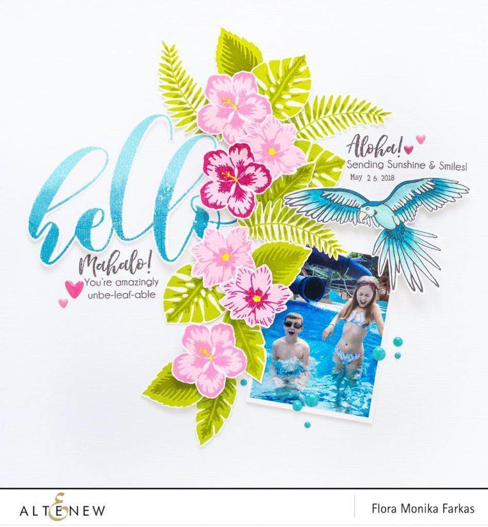 Part A-Glitz Art Craft Co.,LTD Dies Parrot Paradise Die Set