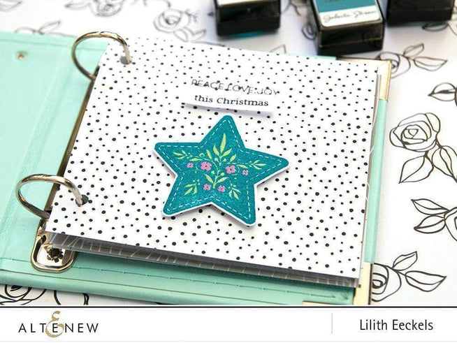 Part A-Glitz Art Craft Co.,LTD Dies Z - Peace Love Joy Die Set