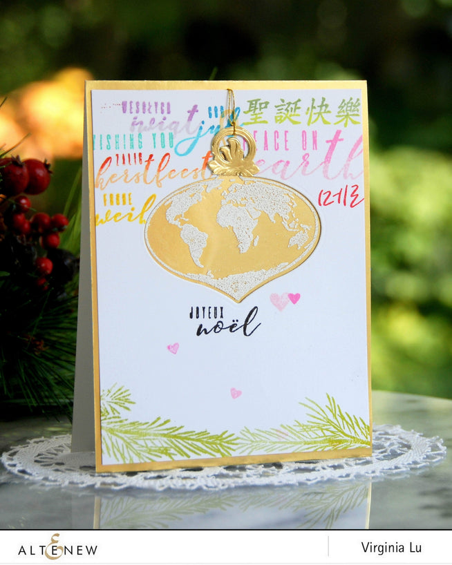 Part A-Glitz Art Craft Co.,LTD Dies Peace on Earth Die Set