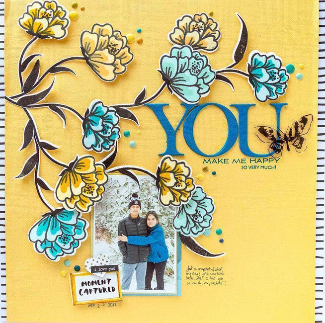 Part A-Glitz Art Craft Co.,LTD Dies Playful Blooms Die Set