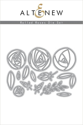 Part A-Glitz Art Craft Co.,LTD Dies Rolled Roses Die Set