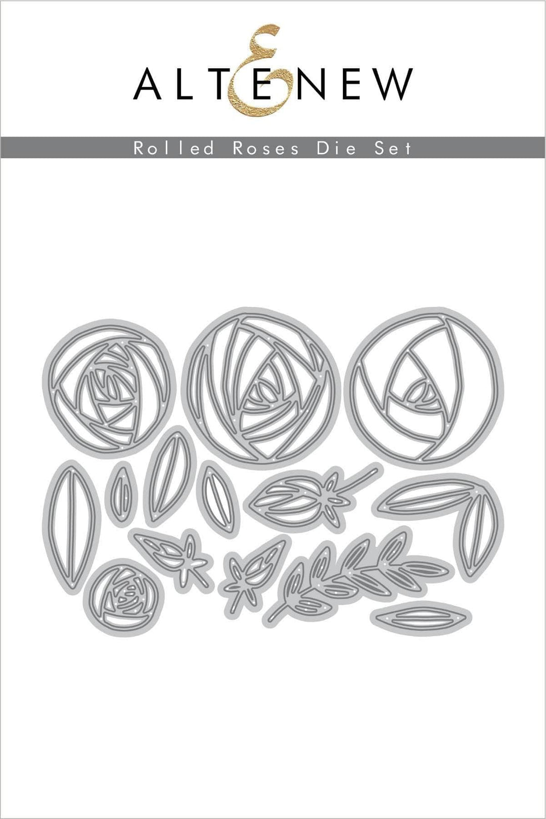Part A-Glitz Art Craft Co.,LTD Dies Rolled Roses Die Set