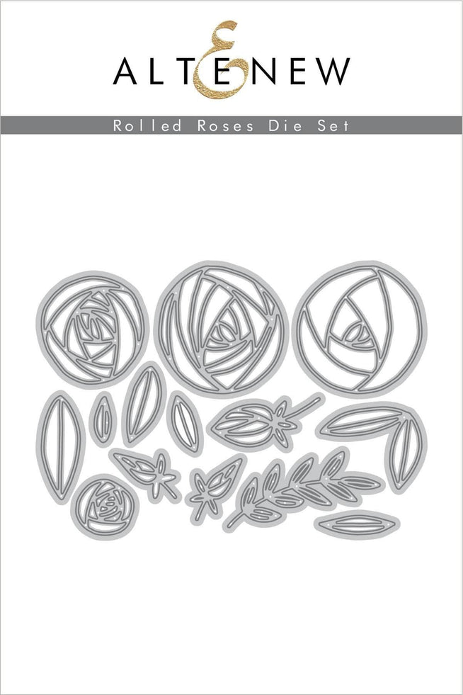 Part A-Glitz Art Craft Co.,LTD Dies Rolled Roses Die Set