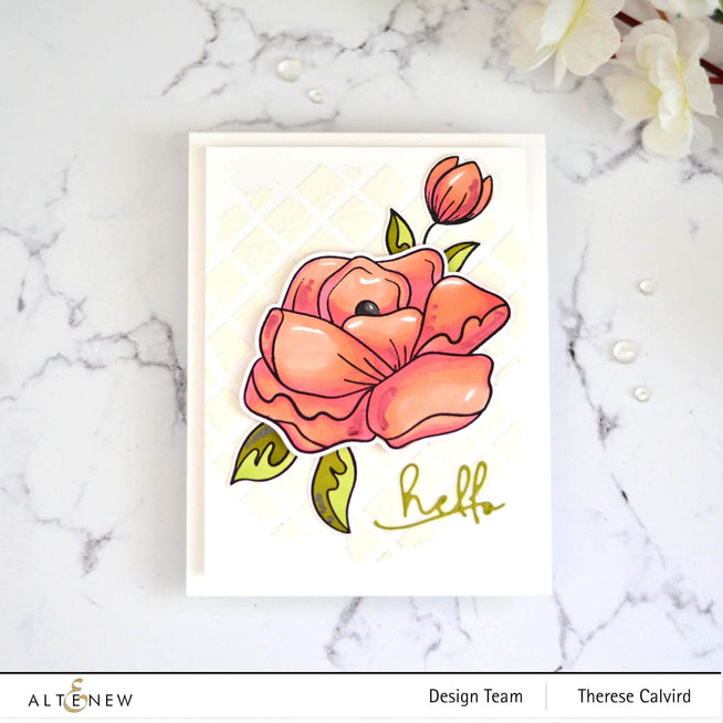 Part A-Glitz Art Craft Co.,LTD Dies Simple Roses Die Set