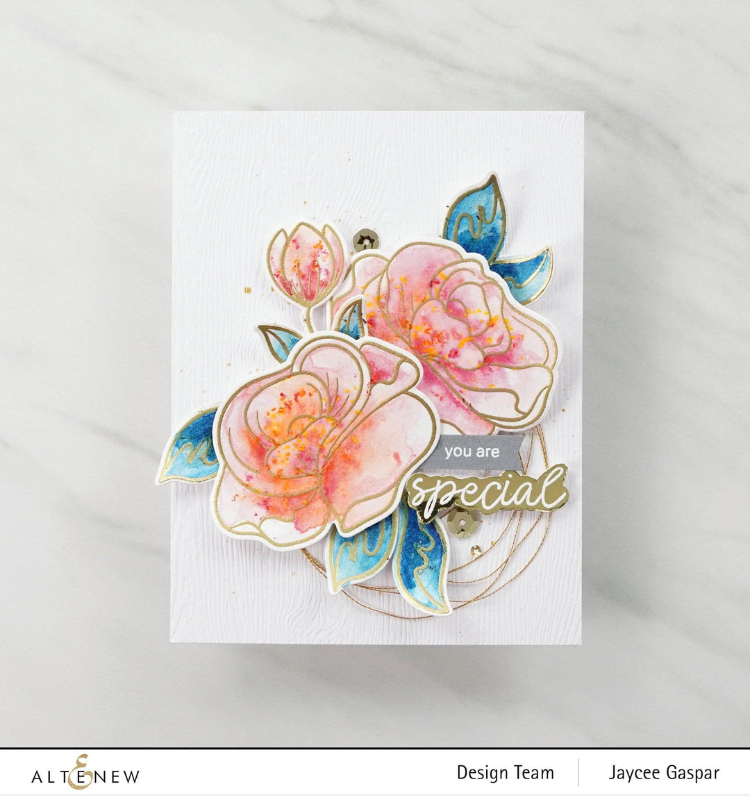 Part A-Glitz Art Craft Co.,LTD Dies Simple Roses Die Set