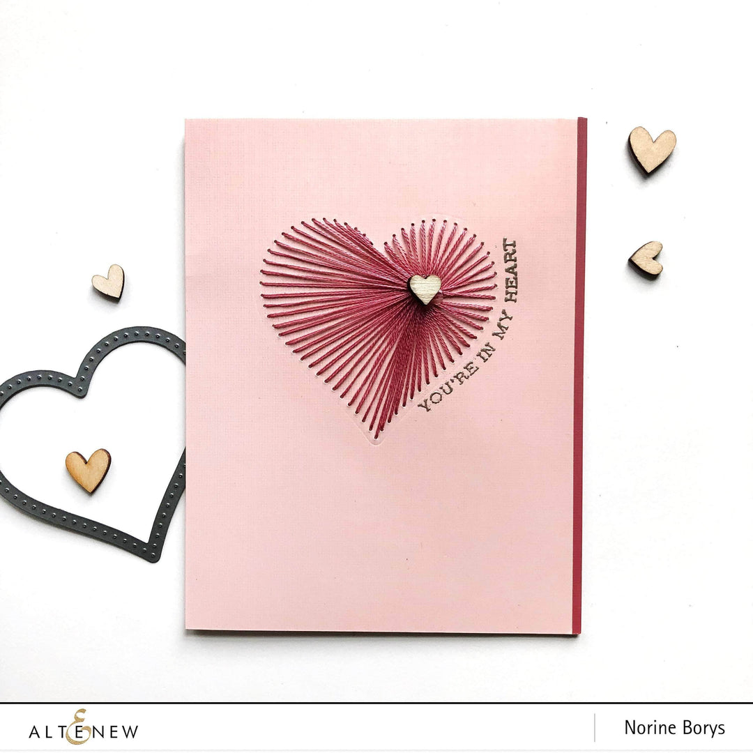 Z - String Art Heart Die