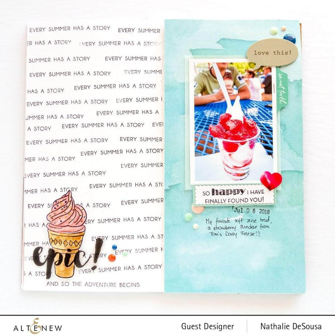 Part A-Glitz Art Craft Co.,LTD Dies Summer Swirls Die Set