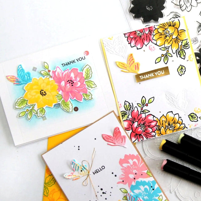 Part A-Glitz Art Craft Co.,LTD Dies Sunlit Butterflies Die Set