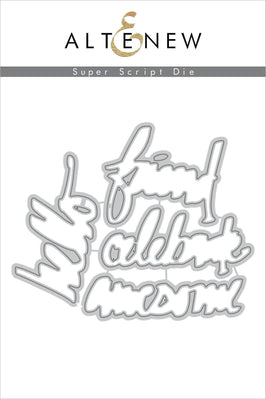 Part A-Glitz Art Craft Co.,LTD Dies Super Script Die Set