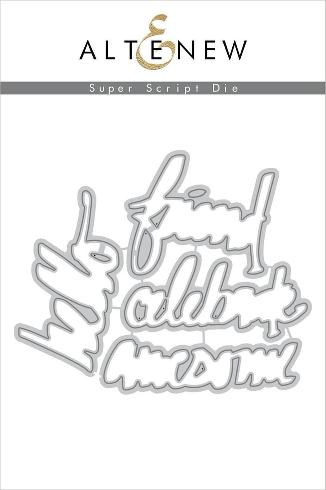 Part A-Glitz Art Craft Co.,LTD Dies Super Script Die Set
