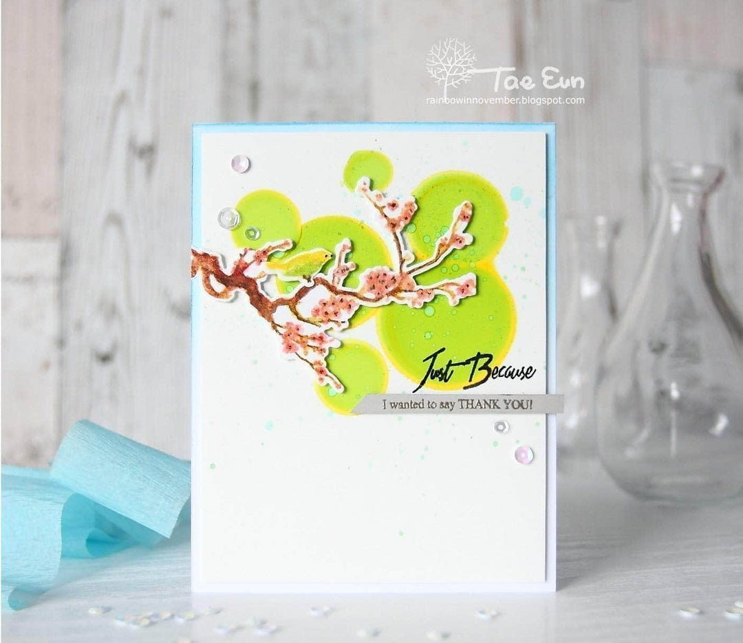 Part A-Glitz Art Craft Co.,LTD Dies Under the Cherry Blossom Tree Die Set