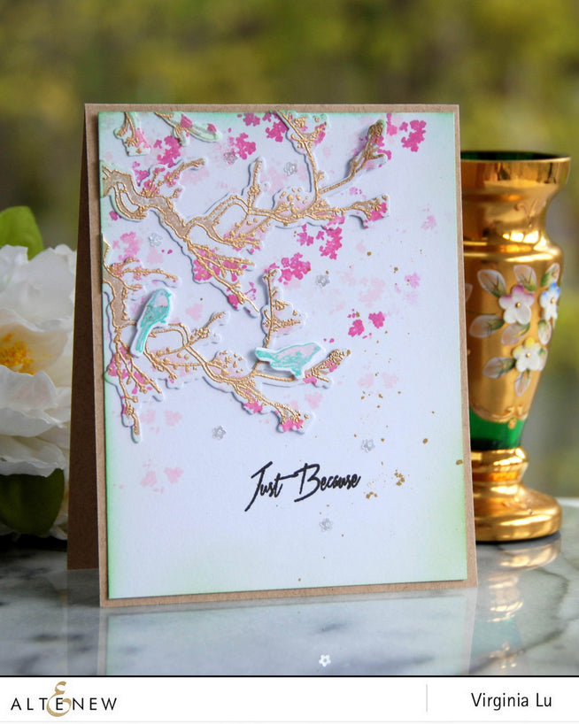 Part A-Glitz Art Craft Co.,LTD Dies Under the Cherry Blossom Tree Die Set