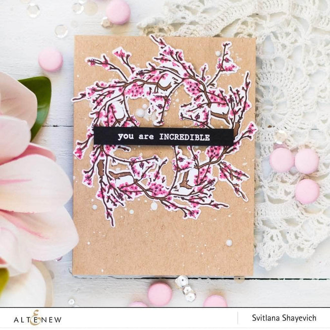 Part A-Glitz Art Craft Co.,LTD Dies Under the Cherry Blossom Tree Die Set