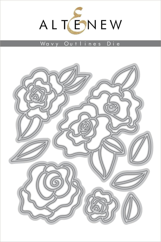 Part A-Glitz Art Craft Co.,LTD Dies Wavy Outlines Die Set